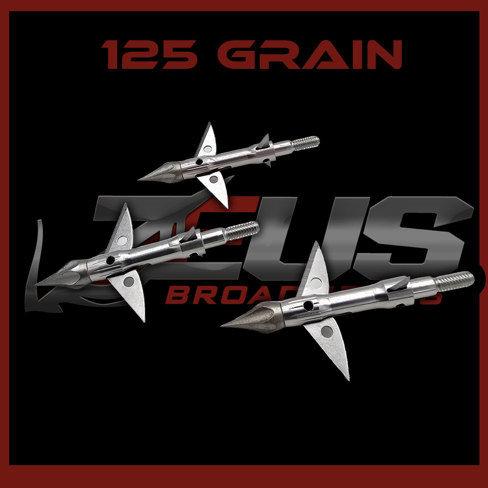 ZEUS BROADHEADS 100GR OR 125GR (3 PACK)