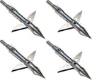 ZEUS BROADHEADS (4 PACK)-COMES WITH BOTH 100/125 GR TIPS