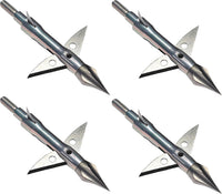 ZEUS BROADHEADS (4 PACK)-COMES WITH BOTH 100/125 GR TIPS