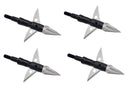 ZEUS APOLLO BROADHEADS (4 PACK)-COMES WITH BOTH 100/125 GR TIPS