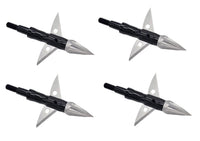ZEUS APOLLO BROADHEADS (4 PACK)-COMES WITH BOTH 100/125 GR TIPS