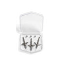 ZEUS TITANIUM  BROADHEADS (3 PACK) PLUS PRACTICE HEAD-COMES WITH BOTH 100/125 GR TIPS