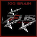 ZEUS BROADHEADS 100GR OR 125GR (3 PACK)