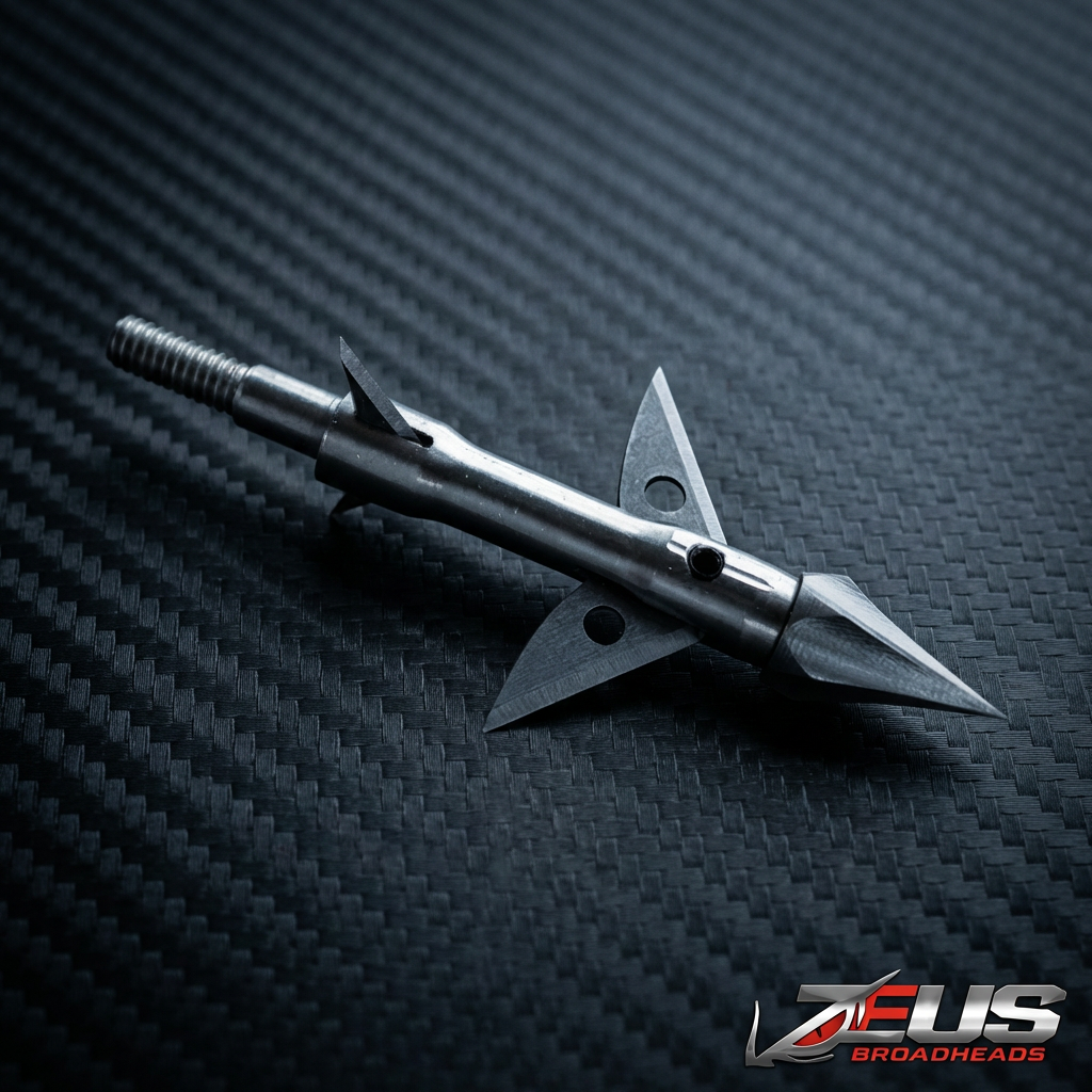 ZEUS BROADHEADS (4 PACK)-COMES WITH BOTH 100/125 GR TIPS